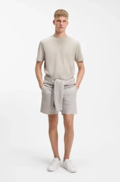 Relaxed-fit T-shirt with a layered logo print