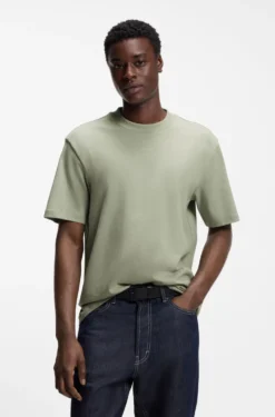 Relaxed-fit T-shirt with central logo detail