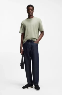Relaxed-fit T-shirt with central logo detail