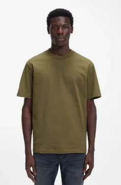 Relaxed-fit T-shirt with central logo detail