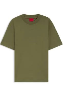 Relaxed-fit T-shirt with central logo detail