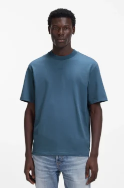 Relaxed-fit T-shirt with central logo detail