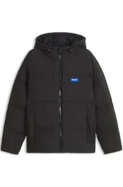 Relaxed-fit water-repellent jacket with logo badge