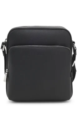 Reporter bag in natural-grain Italian leather
