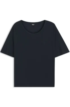 Ribbed-jersey pyjama top with Double B monogram