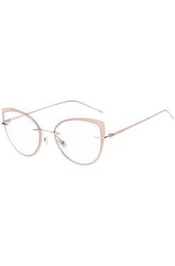 Rimless optical frames with coloured contours