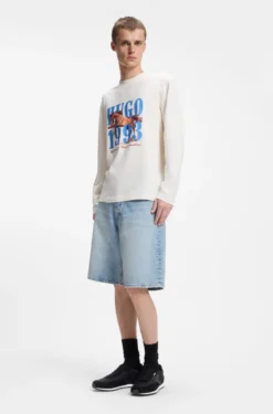 Ripstop lace-up trainers with EVA-rubber sole
