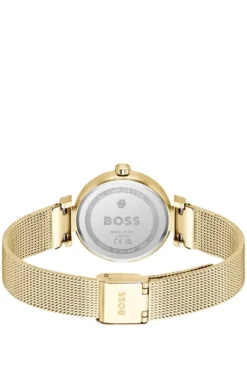 Rosehill gold-tone watch with green dial