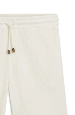 Shorts in Italian-made cotton and linen