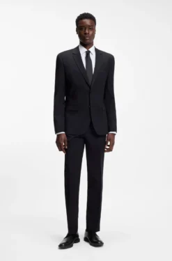 Silk-blend tie with a plain weave