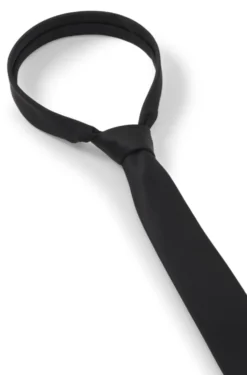 Silk-blend tie with a plain weave