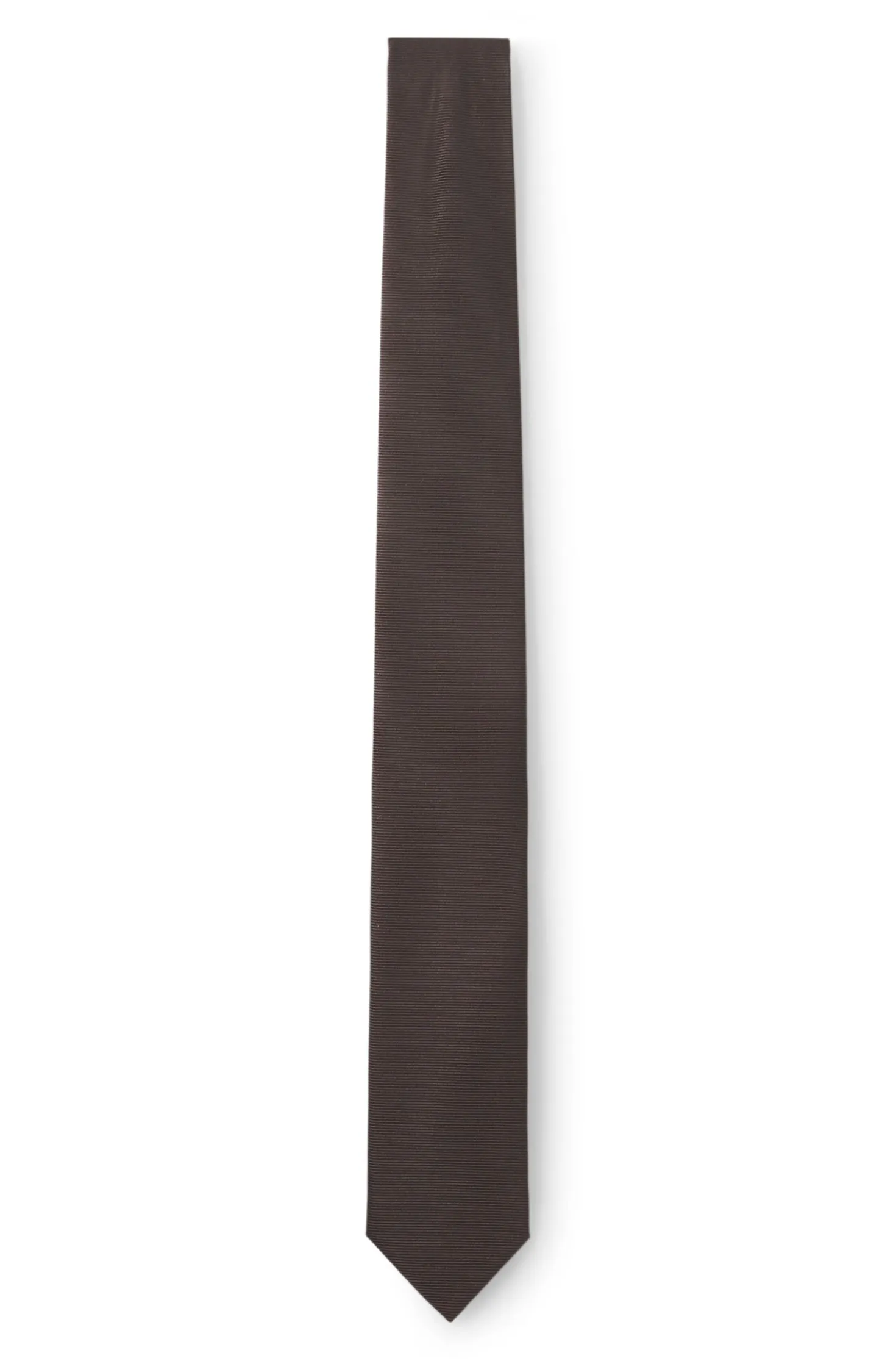 Silk-blend tie with jacquard weave