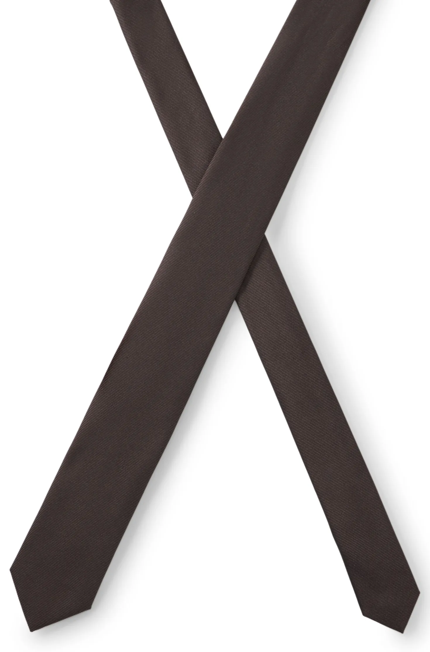 Silk-blend tie with jacquard weave
