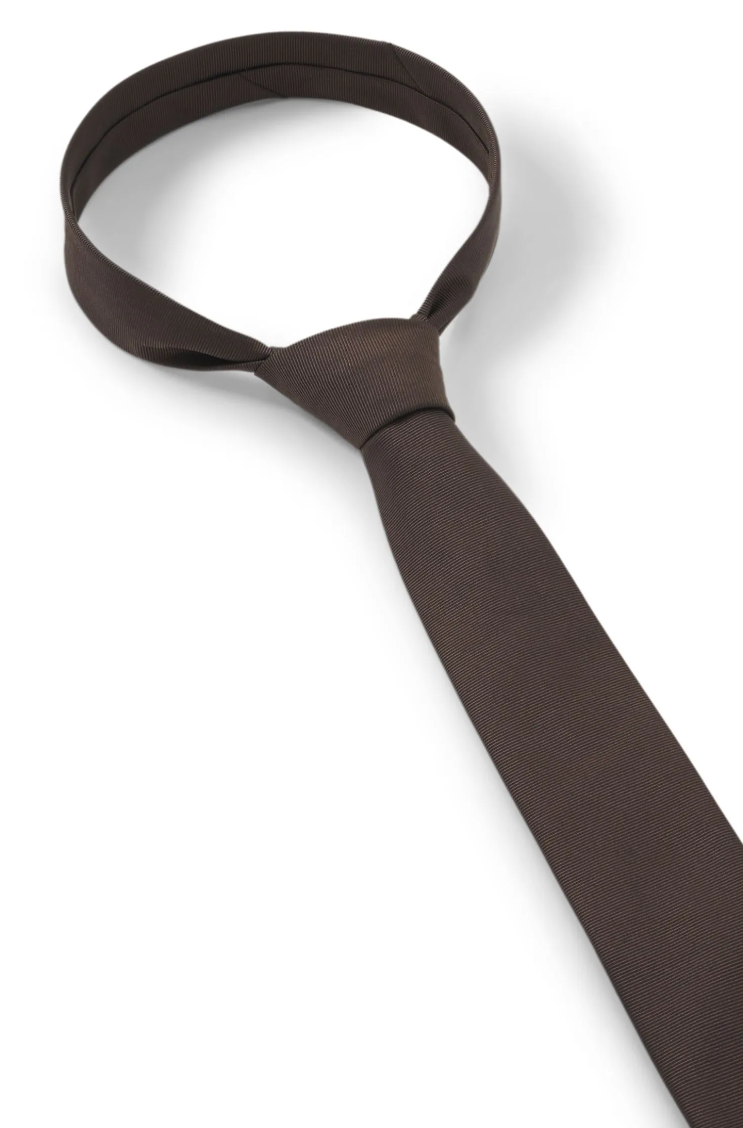 Silk-blend tie with jacquard weave