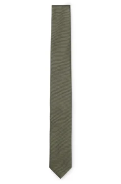 Silk-blend tie with jacquard weave