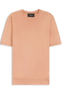 Silk knit T-shirt