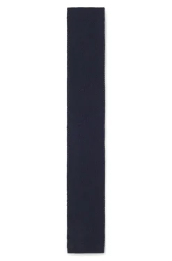 Silk tie in knitted jacquard
