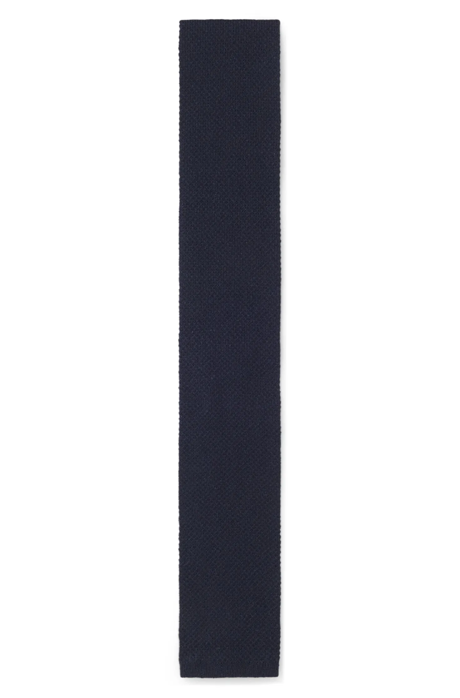 Silk tie in knitted jacquard