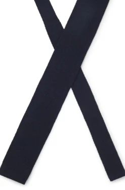 Silk tie in knitted jacquard