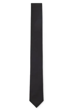 Silk tie with jacquard weave