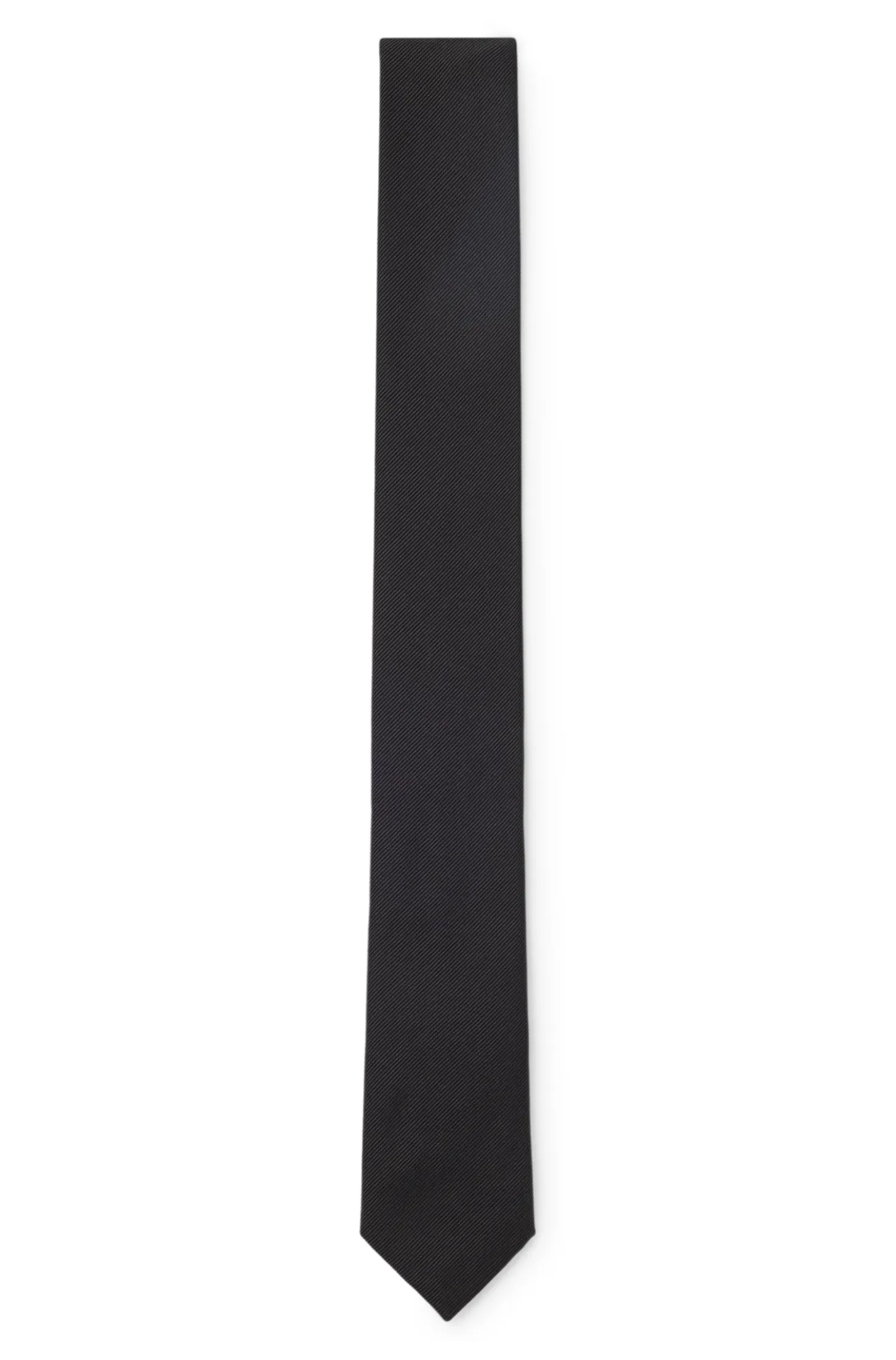 Silk tie with jacquard weave