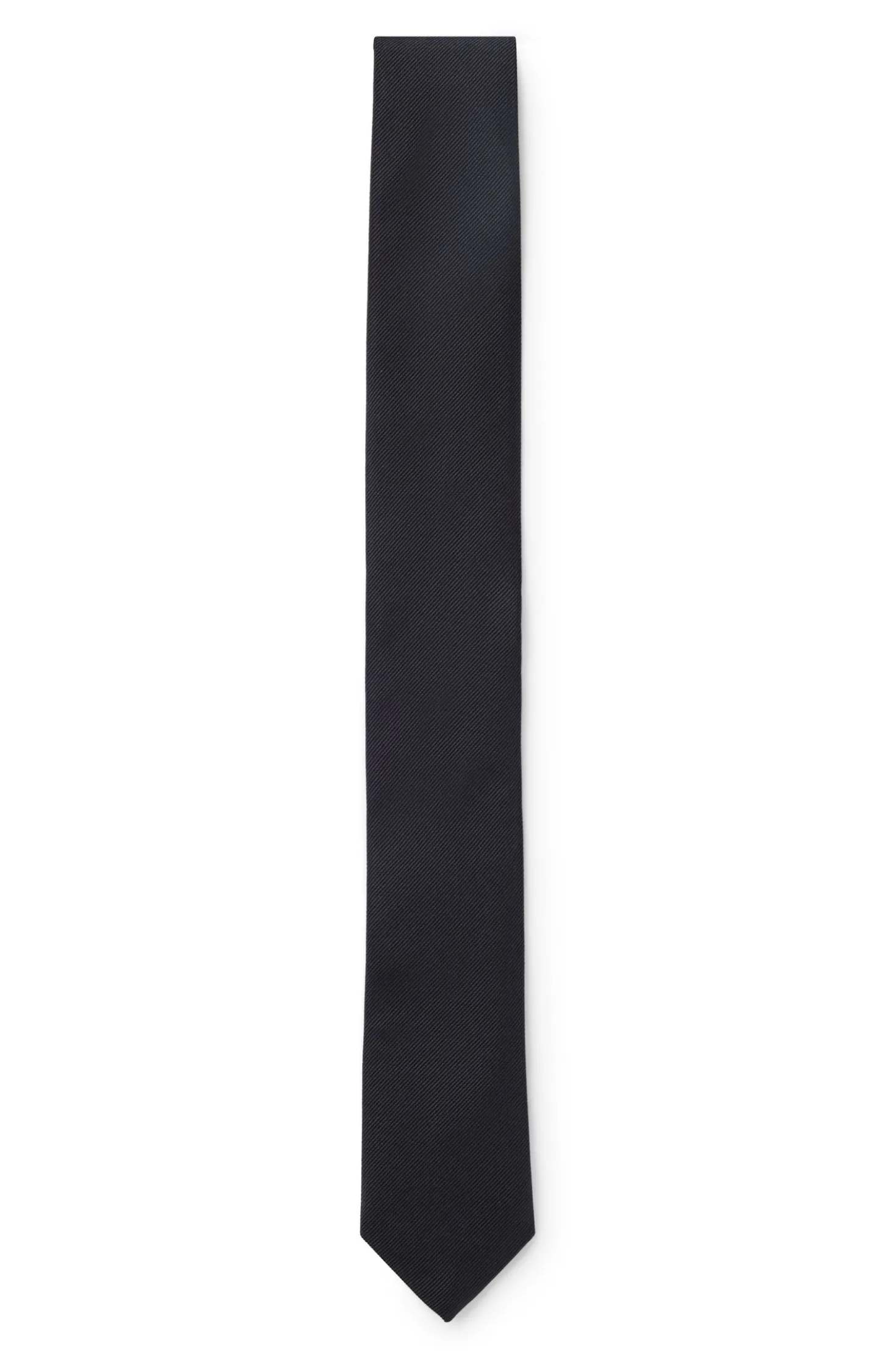 Silk tie with jacquard weave