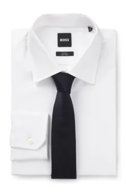 Silk tie with jacquard weave