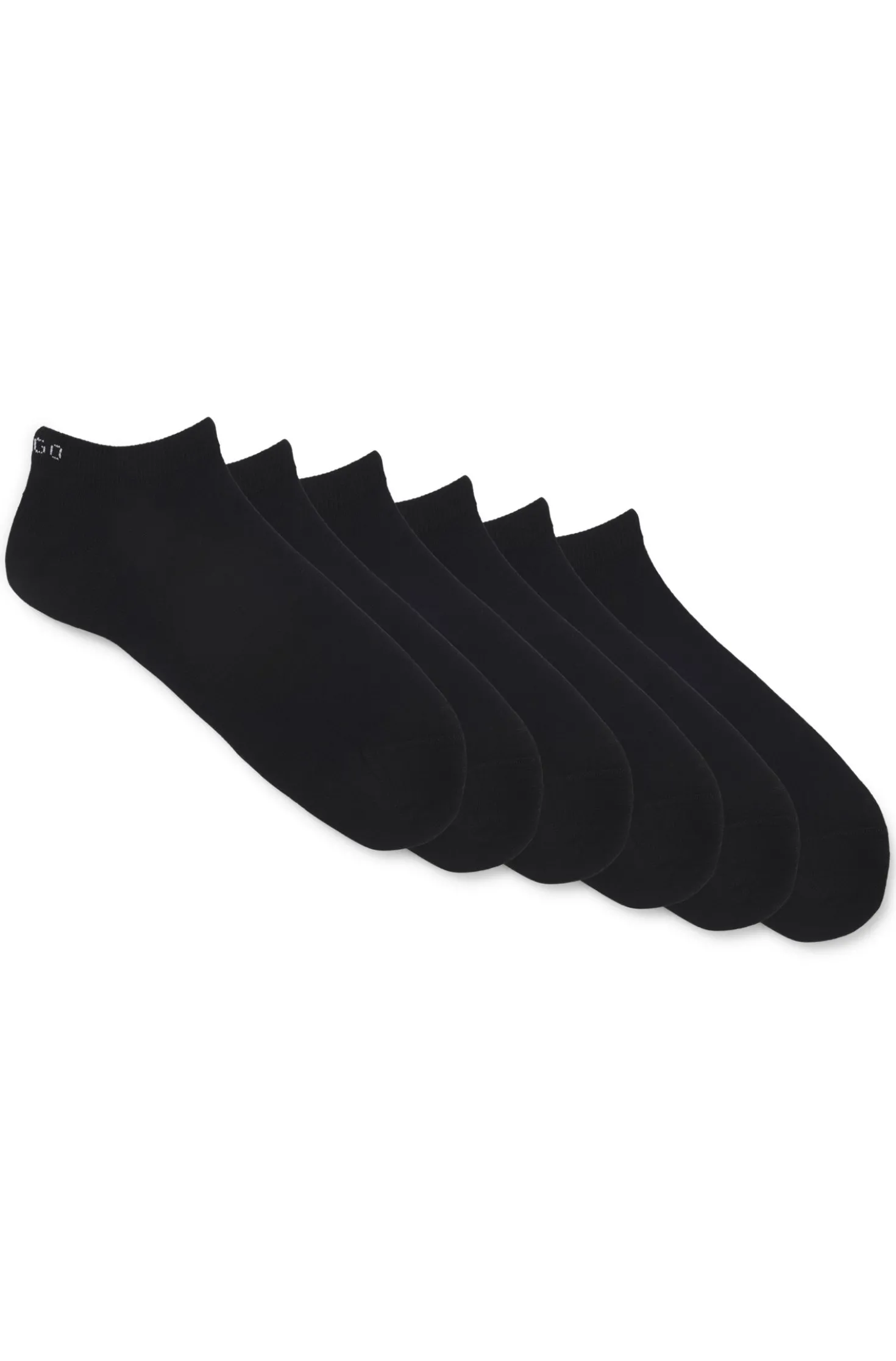 Six-pack of socks in a cotton blend