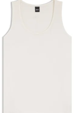 Sleeveless top in stretch silk