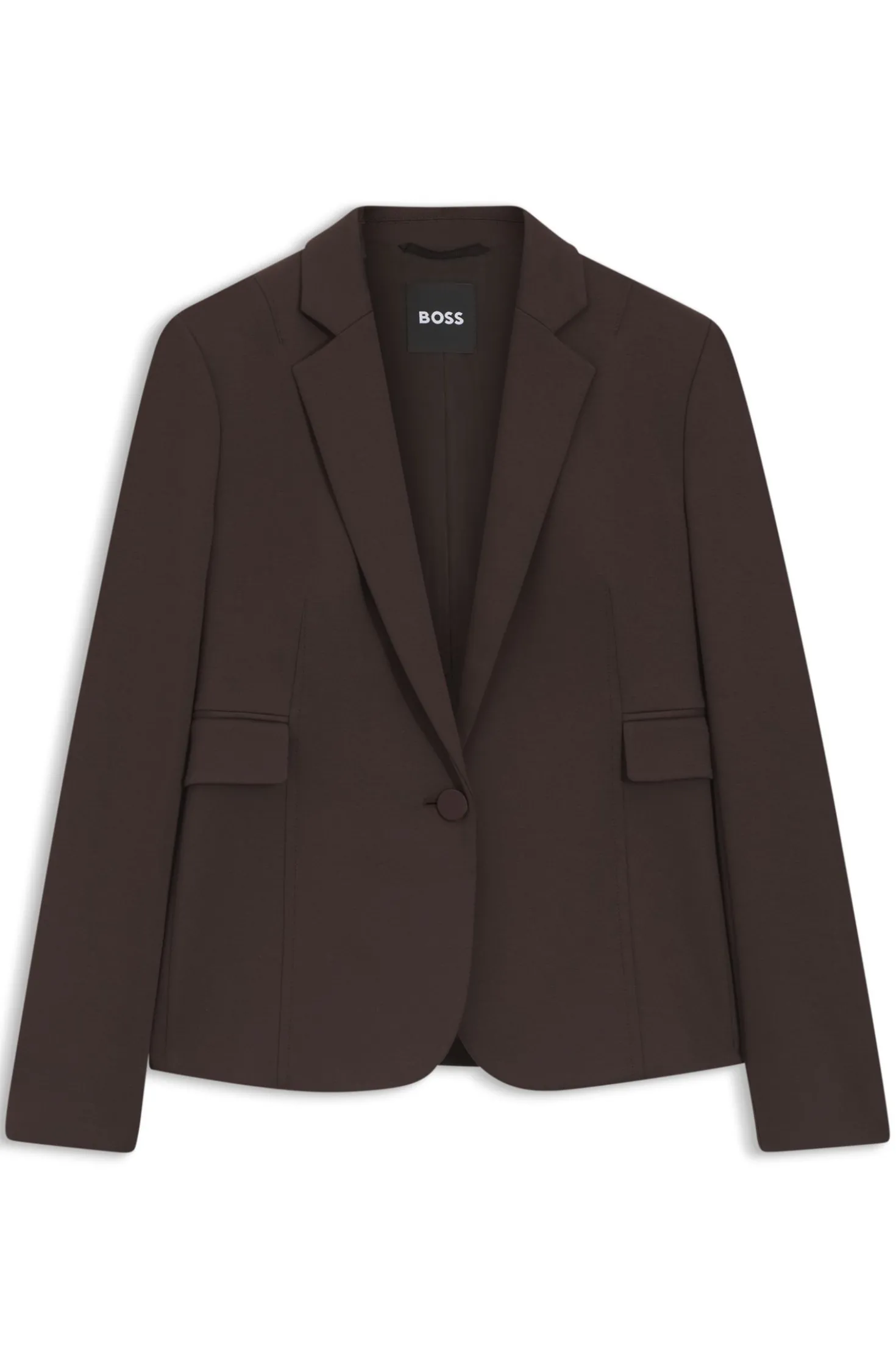 Slim-fit blazer with angled darts