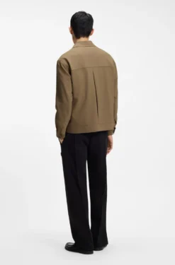 Slim-fit blazer with patch chest pockets