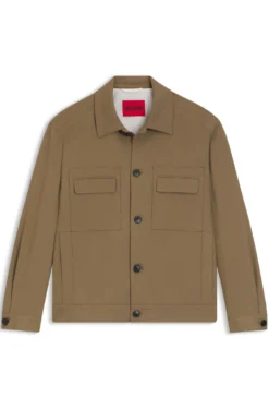 Slim-fit blazer with patch chest pockets