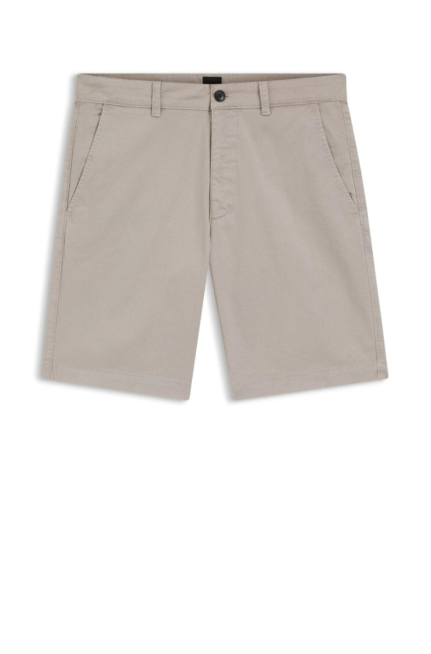 Slim-fit chino shorts in printed stretch cotton