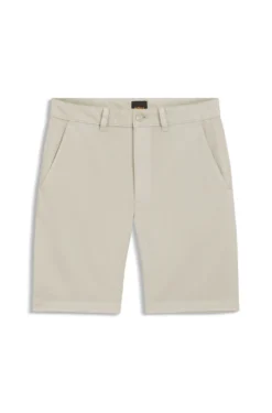 Slim-fit chino shorts in stretch cotton