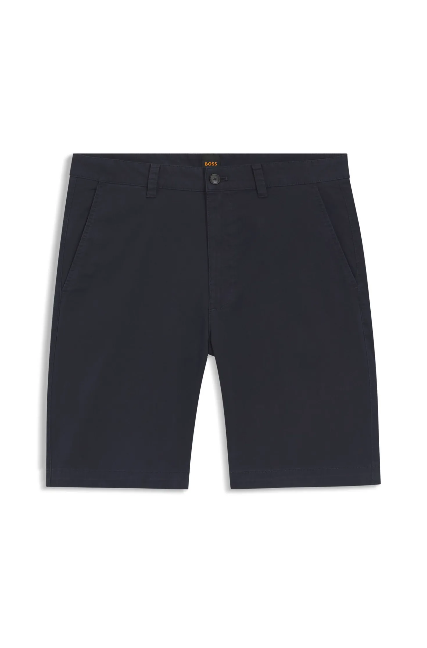 Slim-fit chino shorts in stretch cotton