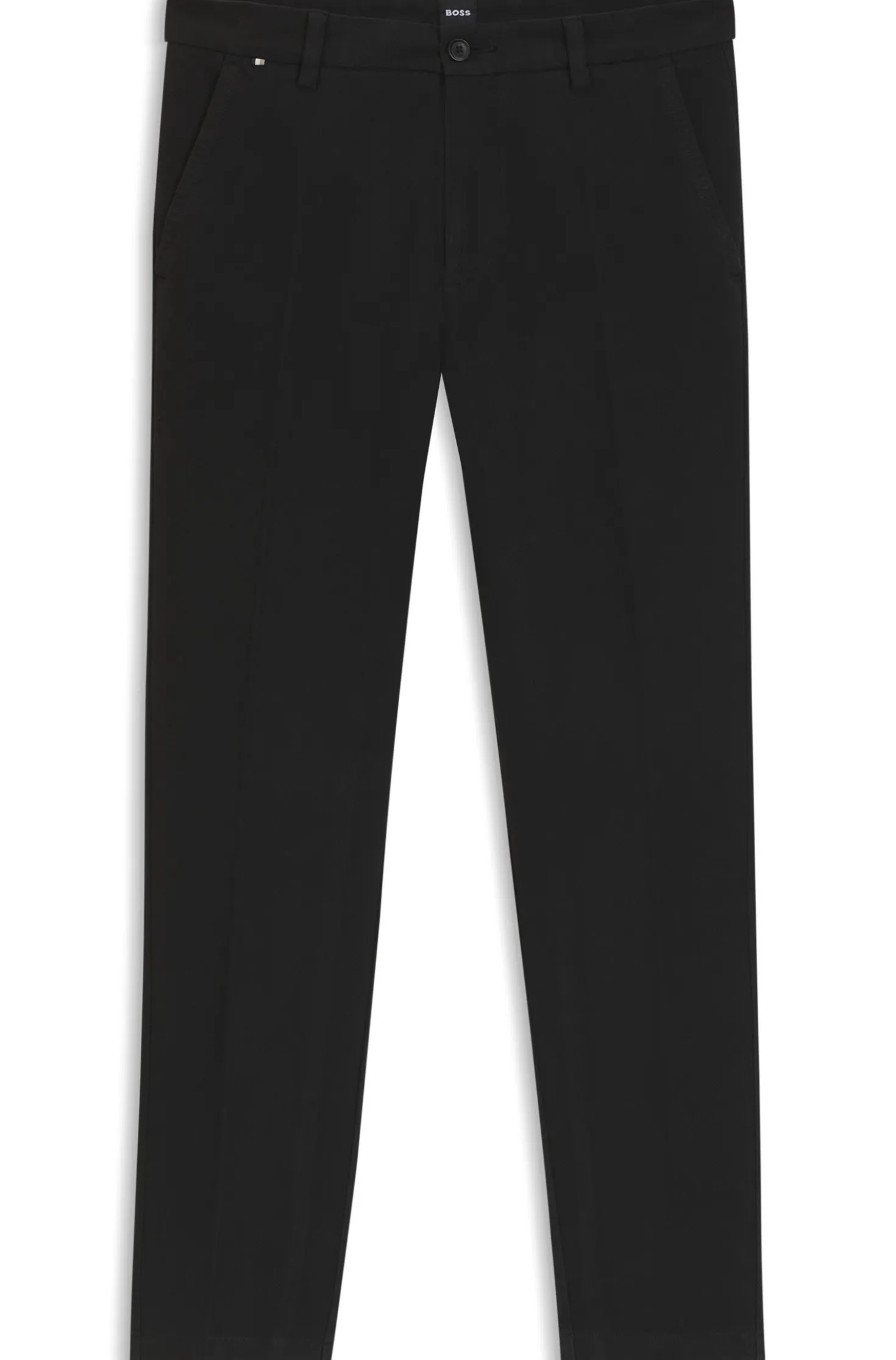 Slim-fit heritage trousers in stretch cotton