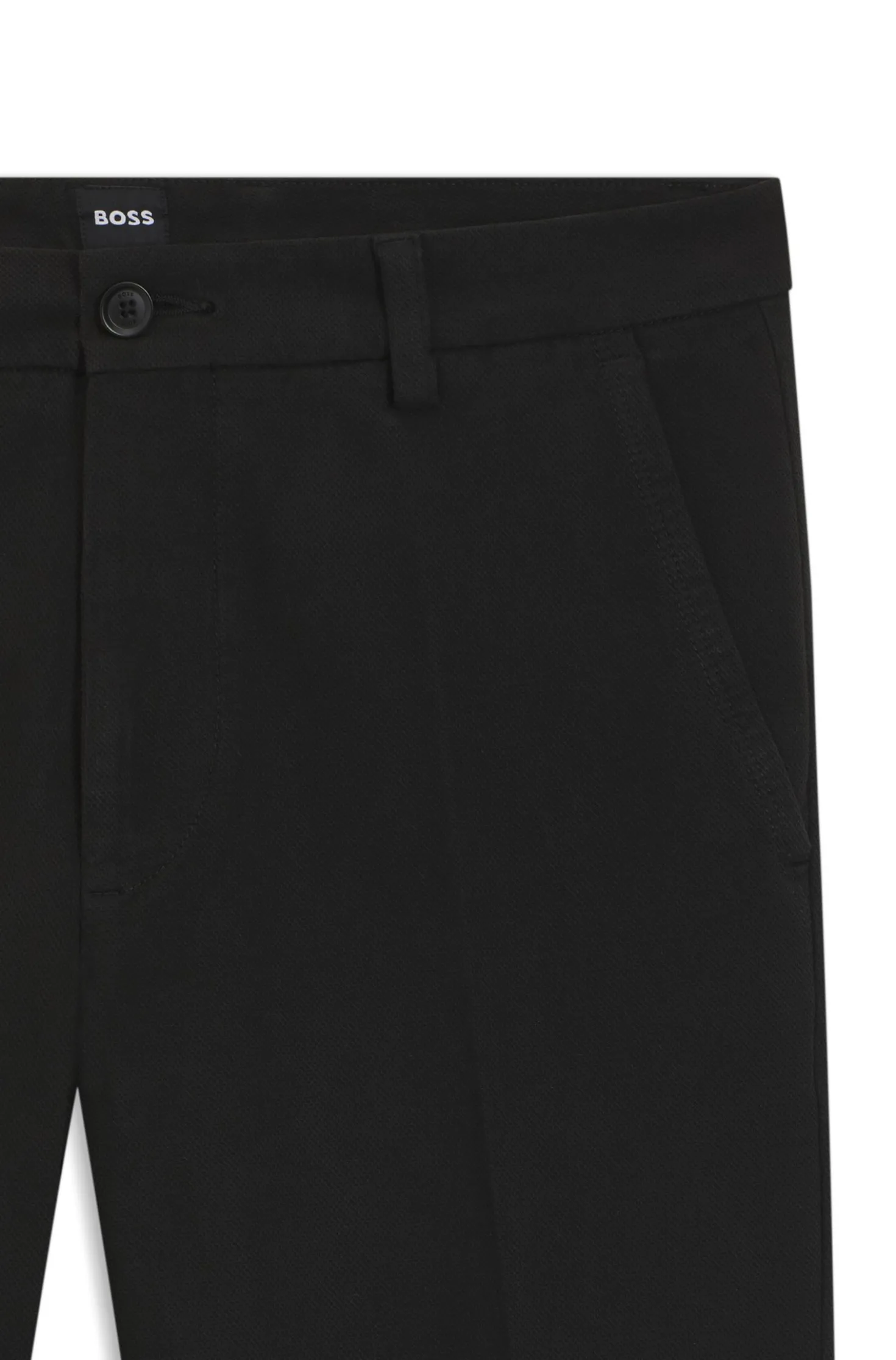 Slim-fit heritage trousers in stretch cotton