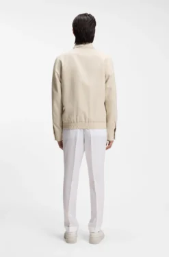 Slim-fit jacket in linen