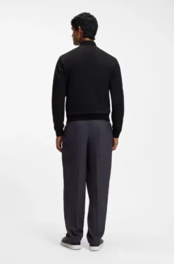 Slim-fit jacket in performance-stretch jersey