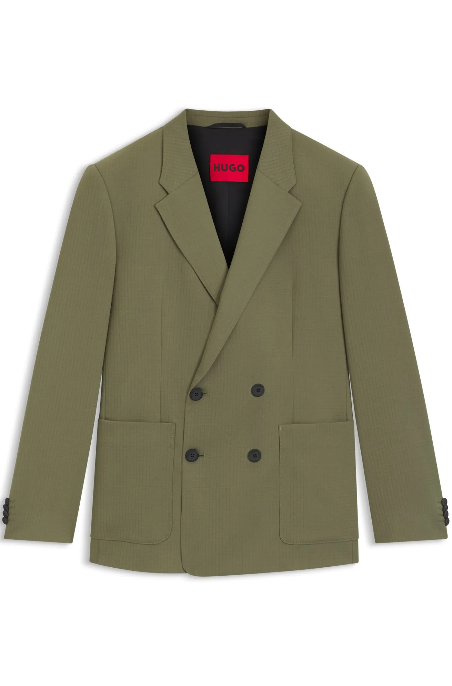 Slim-fit jacket in stretch ripstop