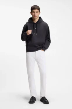 Slim-fit jeans in white stretch denim