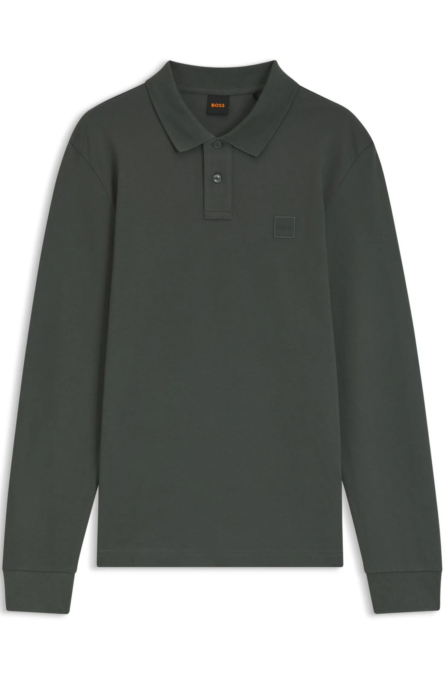 Slim-fit polo shirt in stretch-cotton piqué