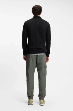 Slim-fit polo shirt in stretch-cotton piqué