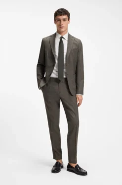 Slim-fit shirt in refined Italian cotton