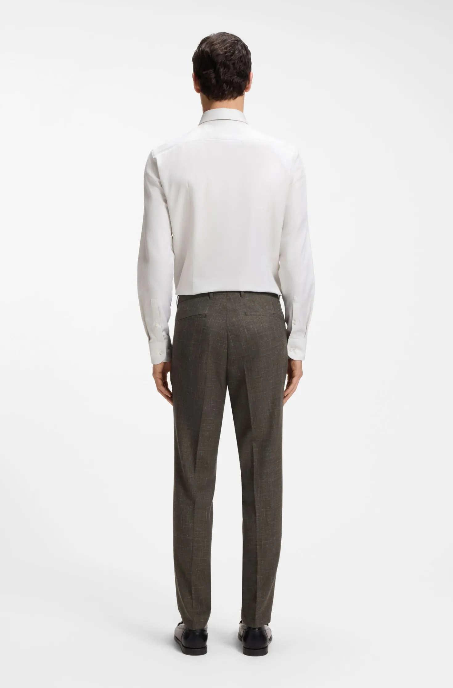 Slim-fit shirt in refined Italian cotton