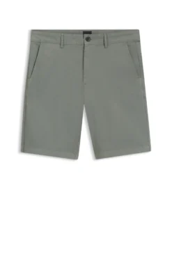 Slim-fit shorts in stretch-cotton twill