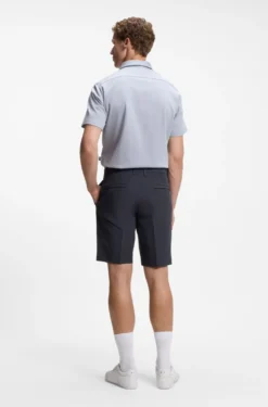 Slim-fit shorts in water-repellent stretch fabric