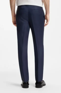 Slim-fit suit in linen twill