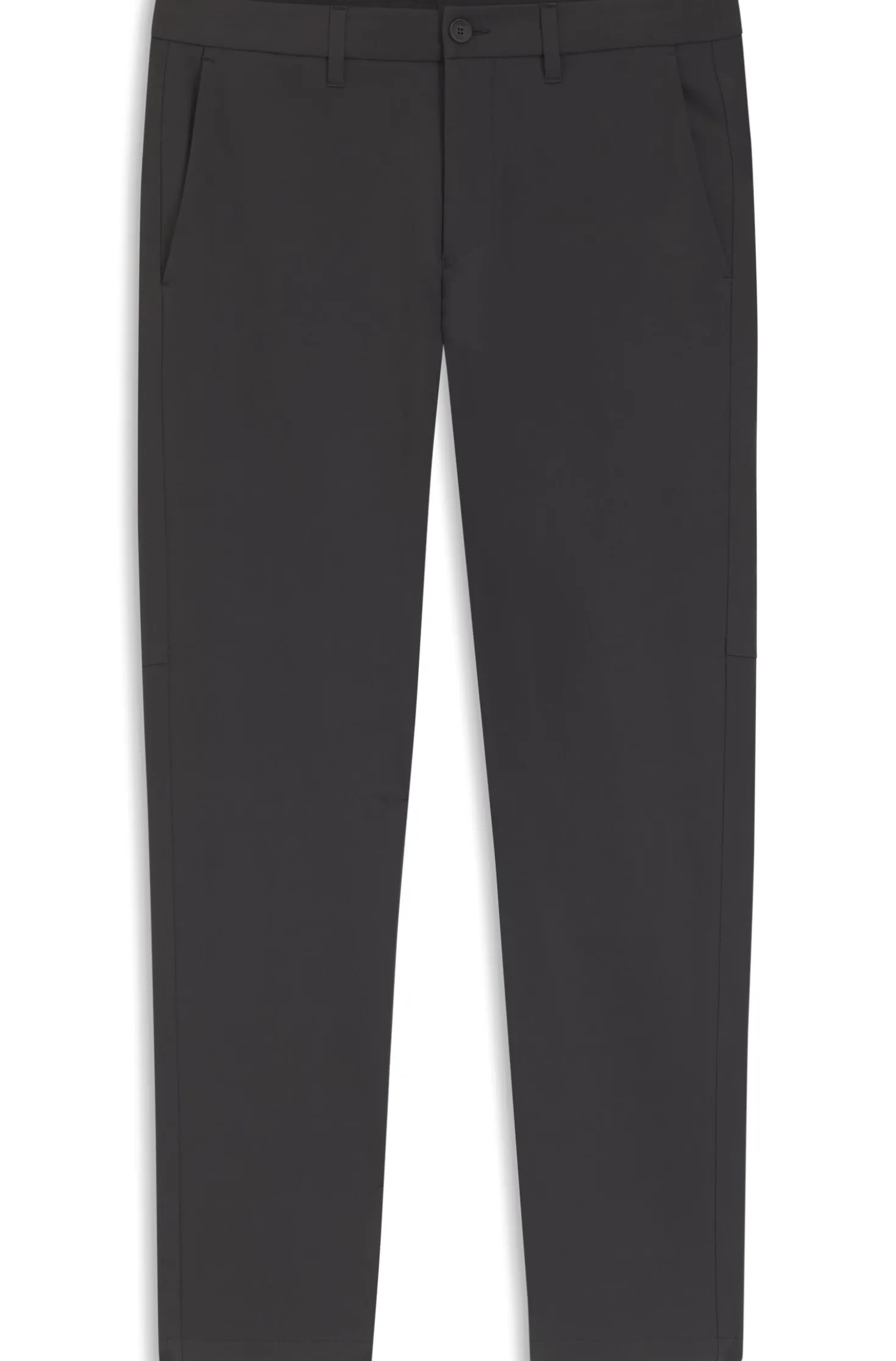 Slim-fit technical trousers with four-way stretch
