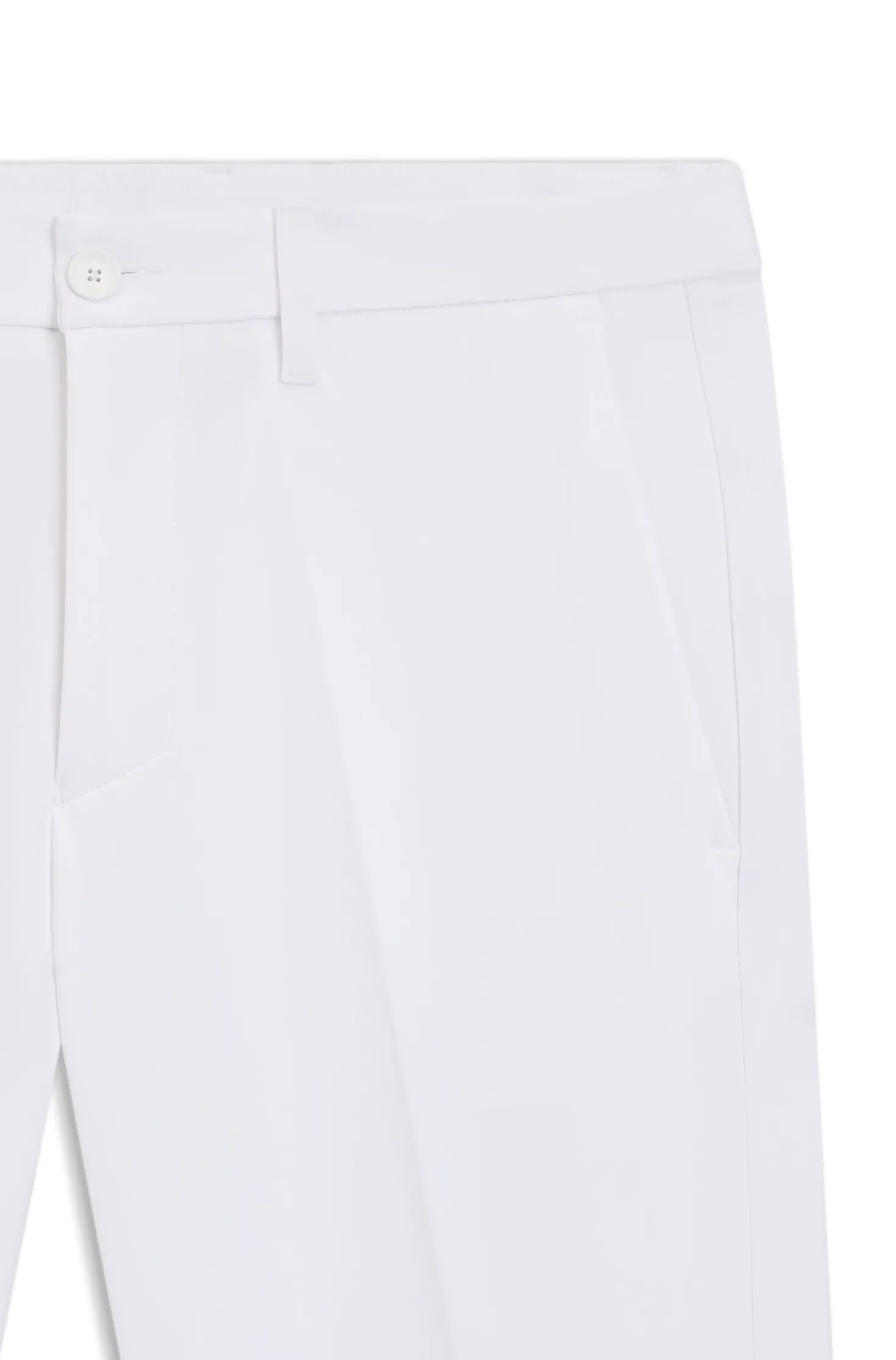 Slim-fit technical trousers with four-way stretch